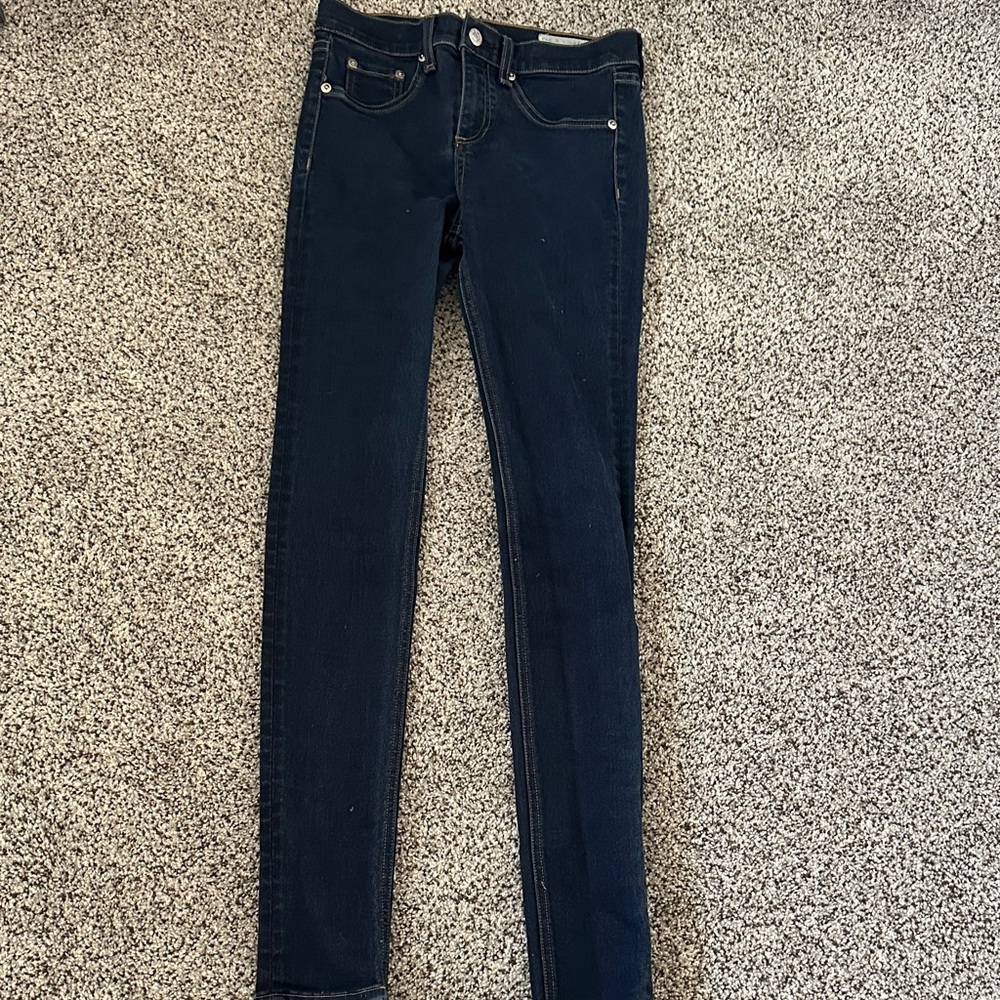 rag & bone Women's Deep Indigo Skinny Jeans